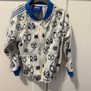 Marvel Spidey and His Amazing Friends Blue and White Jacket